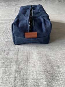 Trousse de Toilette en Cuir et Toile Imperméable, Organisateur de Voyage, Trousse de Rangement Cosmétique, Étui de Voyage pour Hommes LCTB-0037 - Product Image 4