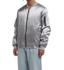 Hot Sale Custom Wholesale Men's Winter <b>Jacket</b> 100% Satin Style Hooded Woodland Design <b>Light</b> Fabric Men's <b>Jackets</b> - Product Image 5