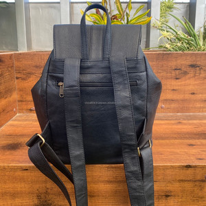 Mochila con cordón de cuero genuino de alta calidad, Mochila deportiva informal para senderismo, mochilas de viaje de negocios al por mayor para Unisex - Product Image 5