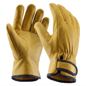 ถุงมือหนังวัวทนความร้อน Vantrex Industries รุ่น VI-LWG-5035 มาตรฐาน ANSI/ISEA ระดับการป้องกันการบาด 1 ผลิตจากหนังวัวนุ่ม เหมาะสำหรับช่างยนต์และคนขับรถ - Product Image 1