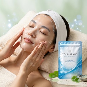 Masque facial éclaircissant à l'acide tranexamique, faible MOQ 4000 pièces, marque privée, emballage imprimé CMYK couleur, OEM ODM - Product Image 4