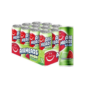 Boissons gazeuses Airheads Pastèque 355ml en canettes - Vente en gros sécurisée pour la distribution au détail à forte rotation pour les jeunes - Product Image 2