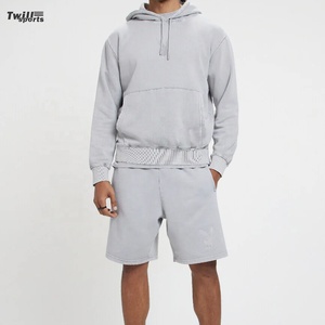 Sudadera con Capucha de Felpa Fina de Algodón Unisex TWILL SPORTS, Traje Deportivo Personalizado con Bordado de Paloma, Sudadera Lisa con Capucha para Entrenamiento Activo - Product Image 2