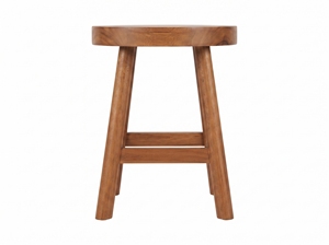 Solid Teak <b>Wood</b> Modern Rustic Farmhouse Handmade <b>Stool</b> and Ottoman for Living Room Hotel Restaurant - Product Image 2