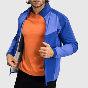 Chaquetas Cortavientos de Diseño Personalizado al por Mayor, Chaqueta Impermeable con Capucha y Cierre para Hombre, Tallas Grandes, para Actividades al Aire Libre - Product Image 3
