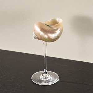 Vaso de concha marina estilo vintage, vasos de concha natural para cócteles y martinis - Product Image 4