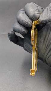 Colgante Personalizado con Letras RR Superpuestas, Plata de Ley 925, Totalmente Cubierto de Moissanita, Corte Princesa, Estilo Hip Hop - Product Image 6