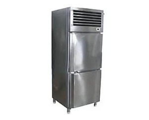 Réfrigérateur vertical commercial en acier inoxydable pour cuisine de restaurant avec serrure de porte et congélateur à refroidissement par air - Product Image 2