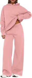 <b>Women's</b> Oversized <b>Hoodie</b> Tracksuit Set Premium Fleece <b>Hoodie</b> Jogger Set For <b>Women</b> <b>Women's</b> Athleisure <b>Hoodie</b> And Sweatpants Set - Product Image 1