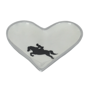 Bol décoratif en forme de cœur, style équestre, émaillé, pour fruits, décoration de table, fournitures de fête, idées cadeaux, plat à collations et biscuits - Product Image 1
