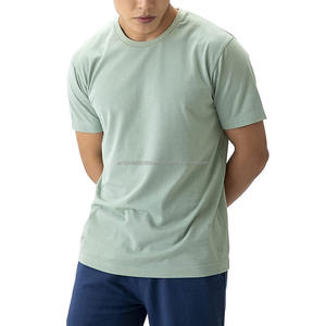 Nouveauté, t-shirt pour homme en polyester 100%, grande taille, col rond décontracté, anti-froissement, respirant, léger, coupe ample - Product Image 3