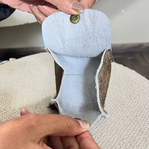 Real Handmade Hair On Hide Fur Leather Coin Change Purses <b>Cute</b> Mini Fur <b>Wallet</b> Travel Storage Fashion Accessory for Coin & Keys - Product Image 6