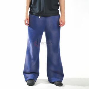 Pantalones Deportivos de Invierno para Hombre, Corte Regular, 100% Algodón, Personalizados |   Pantalones Deportivos de Pierna Recta con Cordón Ajustable |   Pantalones Casuales Transpirables |   OEM - Product Image 2