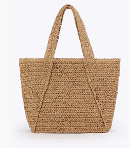 Diffusez de la confiance à chaque sortie avec ce sac polyvalent en fil naturel, conçu pour un look épuré et professionnel. - Product Image 1