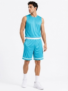 Basketball Practice Uniform 100% Polyester Lightweight Quick Dry Performance Jersey Comfortable Athletic Shorts Custom Sports - Product Image 6