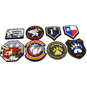 Iron-On Rubber Patches Irregular Shape Nonwoven Felt Style <b>Badges</b> for Gifts - Product Image 2