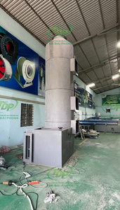 เครื่องกรองสารเคมีแบบเปียกชนิดสองชั้น (PVC/FRP) ยี่ห้อ Tan Dai Phong ทนทานสูง สำหรับอุตสาหกรรมเคมี รับผลิตแบบ OEM/ODM ประสิทธิภาพ 95-98% รับประกัน 1 ปี - Product Image 2