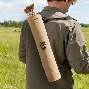 Handcrafted High Quality Custom Made Leather Arrow Holder Bag Top Trending Outdoor <b>Shooting</b> Leather Arrow Holder Bag - Product Image 5
