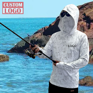 Vêtements de pêche personnalisés pour hommes, jersey de pêche, vêtements de pêche à manches longues avec protection UV, chemise de pêche avec cache-cou - Product Image 4