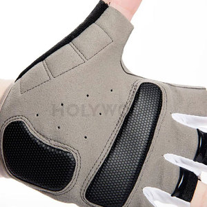 Gants de cyclisme d'hiver en cuir légers à demi-doigts pour hommes, respirants et antidérapants, pour le cyclisme longue distance - Product Image 3