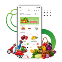 Servicios de Desarrollo de Aplicaciones para Entrega de Comestibles a Domicilio Bajo Demanda, Pedidos de Comestibles en Línea Personalizados |   Aplicaciones Móviles para Android, Linux y MAC