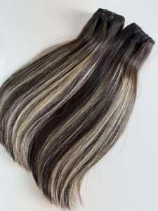 Cheveux lisses de trame de piano vierges vietnamiens à double trame - Product Image 2