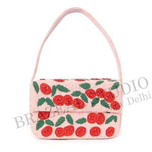 Nuevo Bolso de Mano con Diseño Geométrico y Cuentas para Mujer, Ideal para Novias, con Logotipo Personalizado, Cubierta de Poliéster - Product Image 5