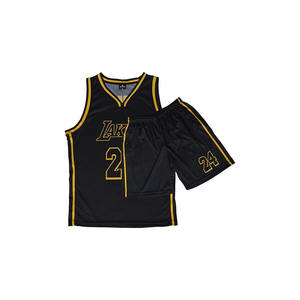Adult Men's Basketball Jersey 2-Piece Kit Sleeveless <b>Fan</b> Athletic Top Custom Logo Printed High Quality Quick Dry 100% Polyester - Product Image 1