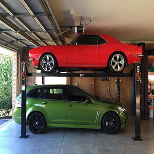 Elevador Hidráulico Usado de 4 Postes para Estacionamiento de Autos con Ruedas, 4200kg, para Garaje Doméstico, Ideal para Techos Bajos - Product Image 1