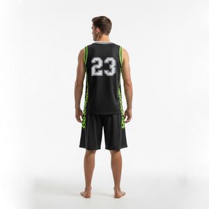 Camiseta de Baloncesto Personalizada y Económica, 100% Poliéster, Transpirable, Uniforme de Baloncesto para Entrenamiento, Ropa Deportiva Personalizada - Product Image 2
