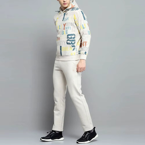 Ensemble de survêtement imprimé pour homme, deux pièces, pantalon de survêtement et sweat à capuche, séchage rapide, coton, streetwear, vêtements de sport, confortable - Product Image 3