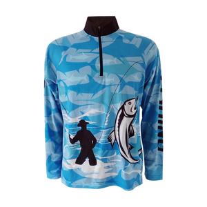 Camiseta de pesca de sublimación personalizada de secado rápido, camiseta Polo de pesca de manga larga, ropa de rendimiento centrada en el pescador - Product Image 6