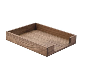 Wood Customize <b>Sticky</b> <b>Note</b> Pad Holder And Pen Stand Desk Accessories Organizer Tray Wood <b>Sticky</b> <b>Notes</b> Holder - Product Image 4