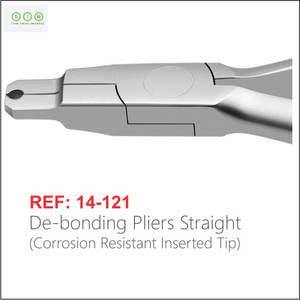 Pince orthodontique ergonomique en métal pour décollement direct, coupe-fil dentaire, résistante à la corrosion, à pointe insérée, manuelle - Product Image 1