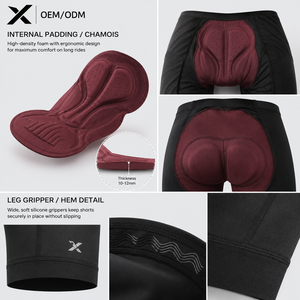 Pantalones de Ciclismo Unisex X Sports City Premium, Acolchados, Aerodinámicos, Transpirables, de Secado Rápido, Anti-UV, Elásticos en Cuatro Direcciones, de Poliéster/Nailon, Personalizables - Product Image 5