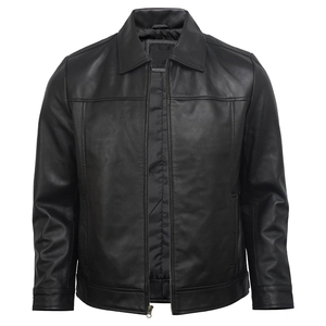 Premium <b>Mens</b> <b>Leather</b> <b>Jacket</b> Classic Genuine <b>Leather</b> Soft Touch Luxury Casual Winter Fashion - Product Image 1