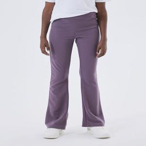 Pantalones de punto acampanados para niñas, estilo arctico, suaves, cálidos, con cintura elástica y bolsillos traseros con parche, ideales para la escuela. - Product Image 3