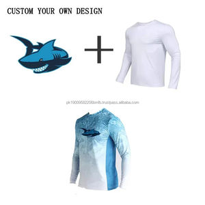 EVELYN OEM ODM Transpirable Poliéster Ocio Pesca Camisa Manga larga con capucha OEM ODM Protección UV Señuelo Traje de pesca Verano - Product Image 6