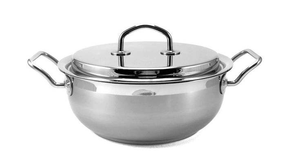 Cacerola de metal artesanal de fondo grueso y duradera para cocinar lentejas, biryani, pulao y platos preparados en una sola olla. - Product Image 2