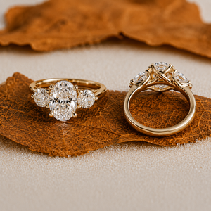 Luxury 2 CT Oval Cut Lab Grown Diamond Solitaire Engagement Ring 14K Solid Gold IGI Certified Wedding Anniversary Gift Party - Product Image 1