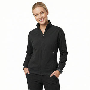 Chaqueta Médica Adelgazante para Mujer con Cremallera Frontal, Uniforme Quirúrgico Personalizable con Logotipo y Colores, Ropa de Enfermería, Chaquetas Quirúrgicas al por Mayor para Hospital - Product Image 1