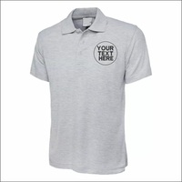 Hombres transpirables de talla grande para Polos Ropa DE TRABAJO personalizada Personal Tops Patrón sólido Impreso Tela de punto