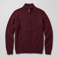 Cardigan en laine mélangée pour homme, chaud et classique avec boutons sur le devant, fabricant et fournisseur de tricots sur mesure en gros