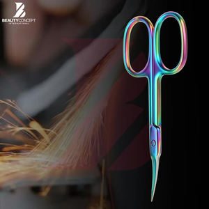 Ciseaux à cuticules personnalisables multicolores avec lame tranchante, produit le plus vendu, instrument de beauté professionnel - Product Image 3