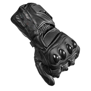 Guantes de Motocicleta de Alta Calidad, Transpirables, de Fibra de Carbono y Cuero, Resistentes al Viento y al Agua, con Calefacción, Cierre de Gancho y Bucle, para Dedos Completos - Product Image 3