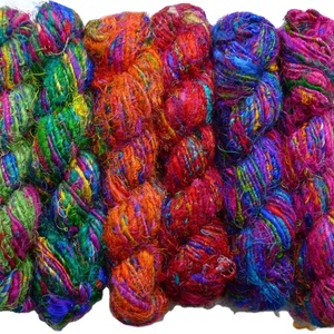 Filati di seta Sari riciclati o filati di seta Himalaya filati di gelso - Product Image 1