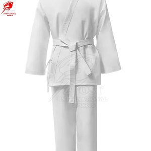 Trajes de Kung Fu Clásicos de Tela Blanca, Uniforme de Kung Fu Estándar para Estudiantes con Cinturón a un Precio Razonable - Product Image 5