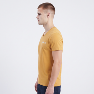 Ropa para Hombre, Camiseta de Manga Corta de Spandex, Cuello en V, Corte Ajustado, Camiseta Lisa para Hombre, Elegante y de Alta Calidad - Product Image 4