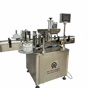 Etiquetadora de Botellas de Doble Cara de Alta Precisión Totalmente Automática para Uso Industrial, Motor Eléctrico, Bomba, Caja de Engranajes - Product Image 1