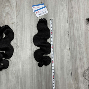 สินค้าขายดี ต่อผมแบบเส้น Steam Body Wave ผมแท้แบบมัด ต้นกำเนิดจากเวียดนาม ปลายผมหนา คุณภาพพรีเมียม มีสินค้าพร้อมส่ง - Product Image 1